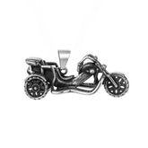 Retro Motorcycle Stainless Steel Pendant for Men